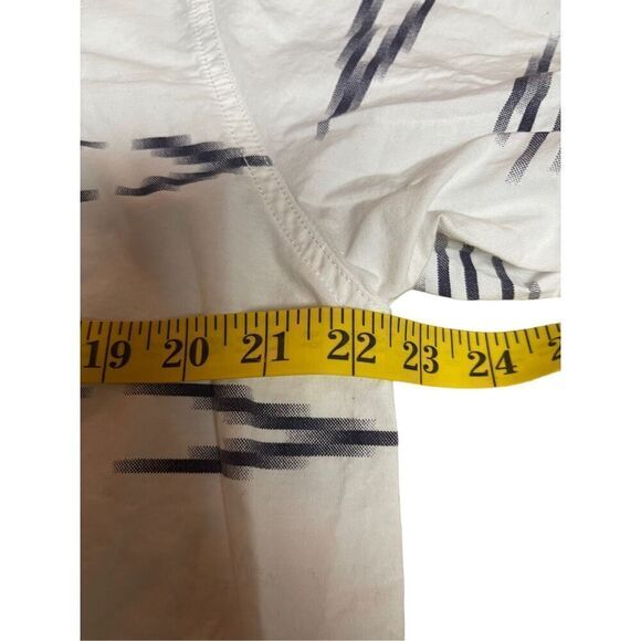 Cody James Men's White Blue Regular Pearl Snap Ikat Button Down Shirt Size XL - Picture 9 of 15